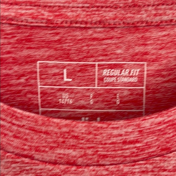 adidas Red and Black Kids Short Sleeve Tee - Picture 2 of 4